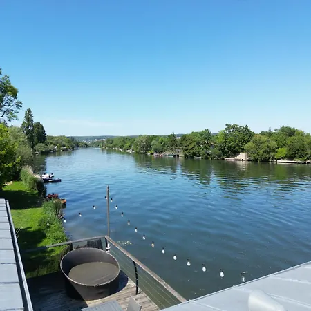 펜션 Maison Bord De Seine A 20 Min De Paris